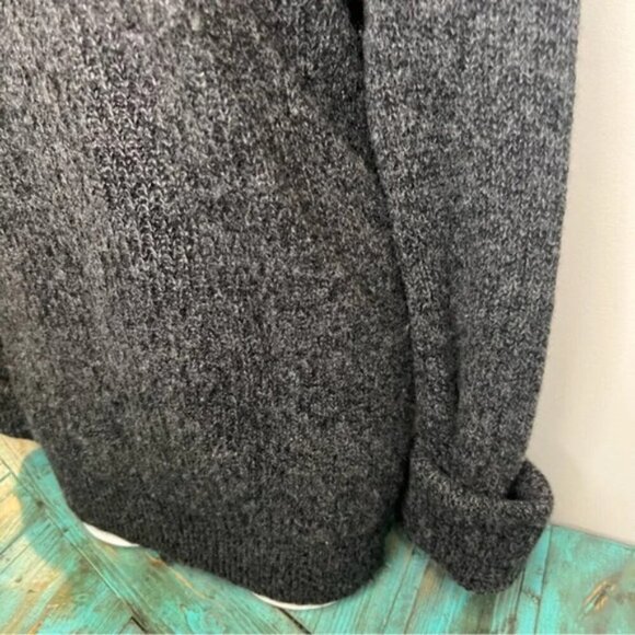 Rag & Bone 100% Cashmere Grey Funnel Neck Sweater Size XL - Picture 12 of 15